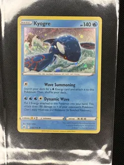 Kyogre 036/159 Crown Zenith Holo Rare - Pokemon TCG Card - Image 1