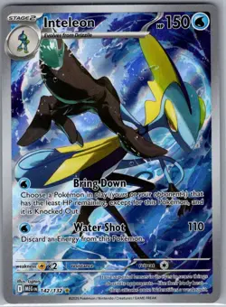 Inteleon 142/132 ME01: Mega Evolution - Pokemon Card - NM - Image 1