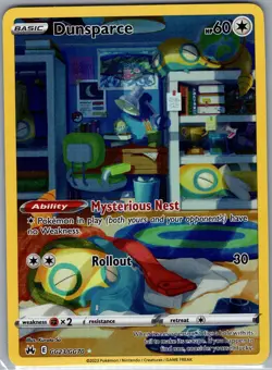 Dunsparce GG23/GG70 Crown Zenith: Galarian Gallery - Pokemon Card - NM - Image 1