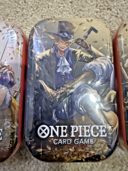 One Piece Card TCG Vol 2 Mini Tin - Set of 3 - (TS-O2, OP-13) Brand New / Sealed - Image 4
