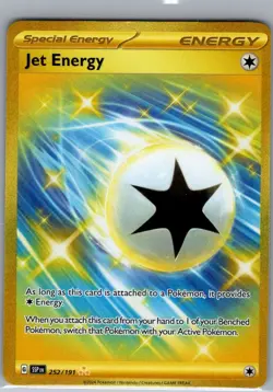 Jet Energy 252/191 SV08: Surging Sparks - Pokemon Card - NM - Image 1