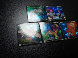 Pokemon Bros GB Pocket Mini Card Prism Holo x5 Team Rocket Pidgeotto etc #6294 - Image 2