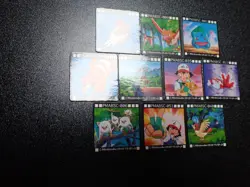 Pokemon GB Pocket Mini Card Non Holo x10 Pikachu Ash Bulbasaur etc #5895 - Image 2