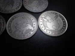 Pokemon Card Meiji Promo Battle Coin x7 Wigglytuff Tauros etc #6321 PLAY - Image 5