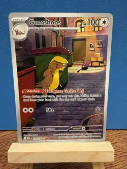 Pokemon TCG Gumshoos 153/132 Mega Evolution Illustration Rare Card - Image 1