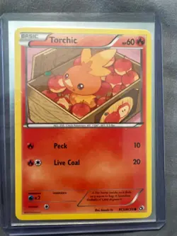 Torchic RC5/RC25 - Pokemon Legendary Treasures Radiant Common Card - Image 1