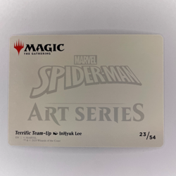 TERRIFIC TEAM-UP 23/54 GOLD STAMP ART CARD SPIDER-MAN NM MTG - Image 2
