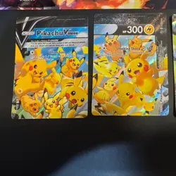 Pokemon TCG Celebrations Pikachu V-Union Holo 4 Card Lot SWSH139-142 LP - Image 2