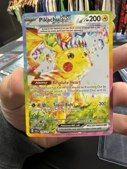 Pikachu EX 238/191 Surging Sparks Special Illustration Rare Pokemon TCG Card - Image 3