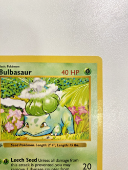 Bulbasaur 44/102 1st Edition Shadowless Base Set Regular MP - Pokemon Card - Image 5