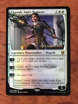 Elspeth Sun's Nemesis Foil Prerelease Promo MTG Magic Card NM Beyond Death THB - Image 1