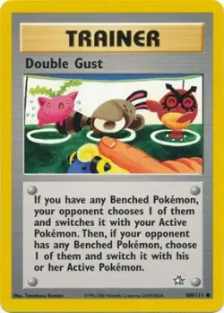 Pokemon Card - Neo Genesis 100/111 - DOUBLE GUST (common) - NM - Image 1