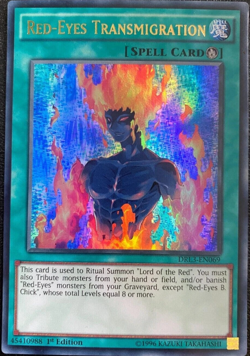 Red-Eyes Transmigration DRL3-EN069 Ultra Rare 1st Edition YuGiOh TCG Card - Image 1