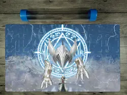 Ygomat Invoked Master Rule 4 Card Zones Trading Card Game Playmat Free Best Tube - Image 1
