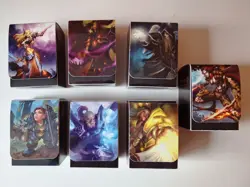 World of Warcraft Trading Card Game - Empty Deck Boxes with Divider - 7 Classes - Image 1