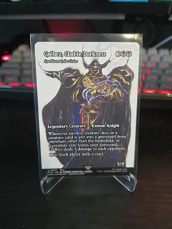 Golbez, Clad in Darkness U0010 (Borderless) Magic The Gathering Final Fantasy NM - Image 1