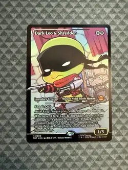 MTG Dark Leo & Shredder #0289 Foil Showcase Mythic TMNT (TMT) - Image 1