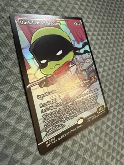 MTG Dark Leo & Shredder #0289 Foil Showcase Mythic TMNT (TMT) - Image 3