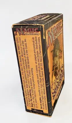 Magic The Gathering 1998 Urza’s Saga Tombstone Complete Theme Deck Box & Guide - Image 2