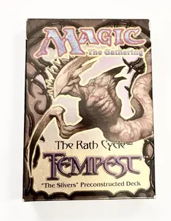 MTG Tempest “The Slivers” Preconstructed Deck 1997 w/ Box & Guide INCOMPLETE - Image 1