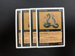MTG 4X PORTAL THREE KINGDOMS ZODIAC SNAKE NM MAGIC THE GATHERING P3K ENGLISH - Image 2