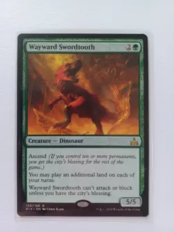 Wayward Swordtooth #150 | Rivals of Ixalan - LP English MTG - Image 1