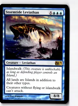 Stormtide Leviathan 70 Rare Magic 2013 (M13) Magic: The Gathering Lightly Played - Image 1