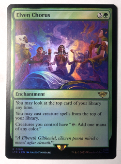 Elven Chorus FOIL 160 the Lord of the Rings MTG Magic the Gathering NM - Image 1