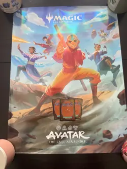 Magic The Gathering Avatar The Last Airbender Foil Promo Poster 18 x 24 - Image 1