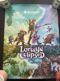 Magic the Gathering: Lorwyn Eclipsed Promo Store Poster 24x18 New MTG - Image 1