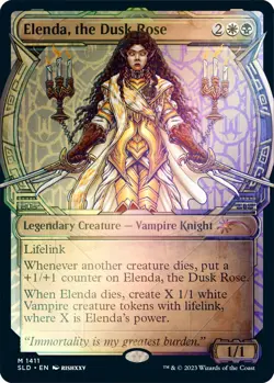 Elenda, the Dusk Rose (Rainbow Foil) [Secret Lair Drop Series] Foil Near Mint - Image 1