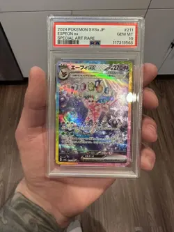 Pokemon Espeon ex SAR Japanese Terastal Festival 211/187 PSA 10 - Image 1