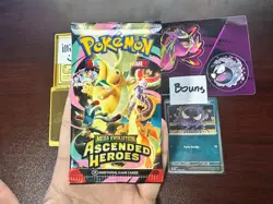 VERY HEAVY! GOD PACKUUU 22.58g Ascended Heroes Pokemon TCG Booster (SEALED) - Image 2