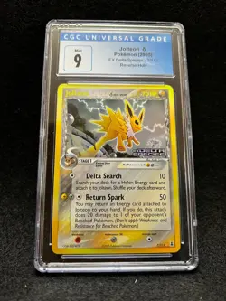 Pokemon JOLTEON 7/113 (Reverse Holo Rare) Delta Species - CGC 9 - Image 1