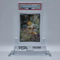 2025 Pokemon SVP EN Prismatic Evolutions PC ETB #173 Eevee PSA 9 - Image 1