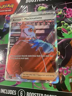 Xerosic's Machinations 089/064 Full Art NM Shrouded Fable Pokemon TCG - Image 3