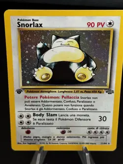 Pokemon TCG - Holo Snorlax 1st Edition ITALIAN Jungle 11/64 - LP - Image 4