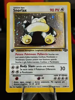 Pokemon TCG - Holo Snorlax 1st Edition ITALIAN Jungle 11/64 - LP - Image 5