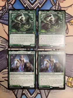 4x Kolvori, God of Kinship (2 are Showcase) - NM/M Kaldheim KHM MTG Magic - Image 1