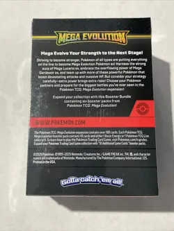 Pokemon TCG Mega Evolution Booster Bundle Box Sealed Rare Mint Gold Mega Lucario - Image 2