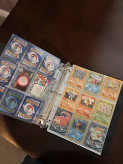 Pokemon TCG Binder Lot Pikachu Charmander Bulbasaur Squirtle Ninetales charizard - Image 4