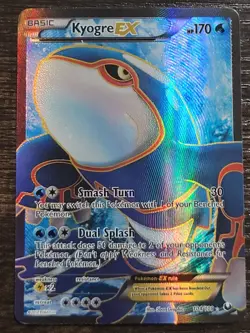 Pokemon TCG Kyogre EX (104 Full Art) - Dark Explorers (DEX) - Image 1