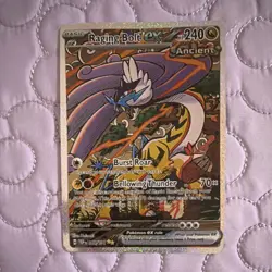 Pokemon Raging Bolt EX 166/131 Special Illustration Rare Holo SV Prismatic HP240 - Image 1