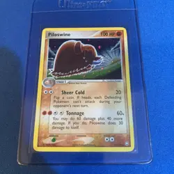 2004 Pokemon Piloswine 13/109 EX Team Rocket Returns Holo Rare 🔥 Centered/Clean - Image 1