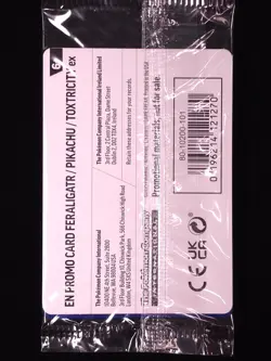 Pokemon Illustration Contest 2024 Promo SEALED Feraligatr Pikachu & Toxtricity - Image 2