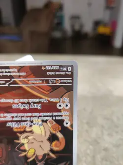 Pokemon Team Rocket’s Meowth Illustration Rare Destined Rivals 203/182 - Image 4