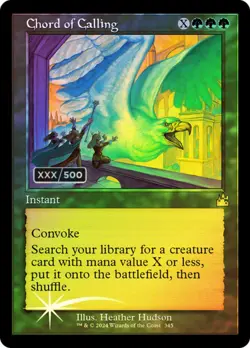 1x Chord of Calling - Foil - Retro Frame (Serialized) NM-Mint, English Ravnica R - Image 1