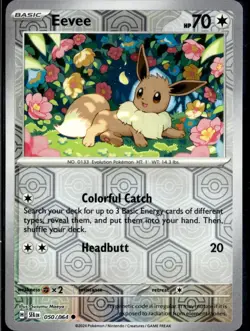 Eevee 050/064 Common SV: Shrouded Fable Reverse Holo Pokemon TCG - NM - Image 1