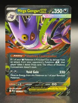 Mega Gengar EX 056/094 Phantasmal Flames Double Rare Pokemon TCG - NM - Image 1