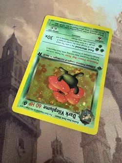 Dark Vileplume 1st Edition Team Rocket Rare Holo Foil 13/82 Vintage Pokemon MP - Image 2